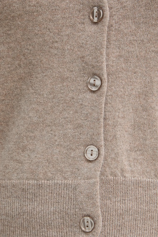 Weekend Max Mara kardigan wełniany NEBBIA 2615341021600 beżowy