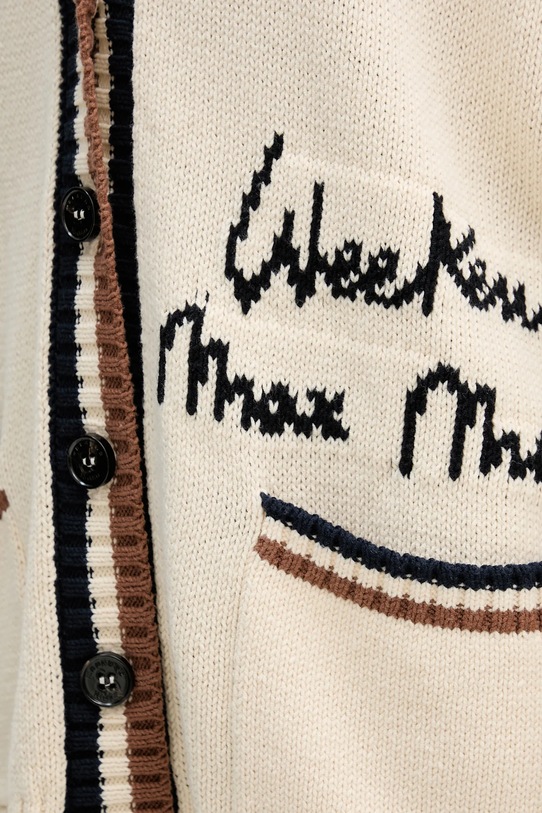 Weekend Max Mara kardigan BLASONE 2615341061600 beżowy