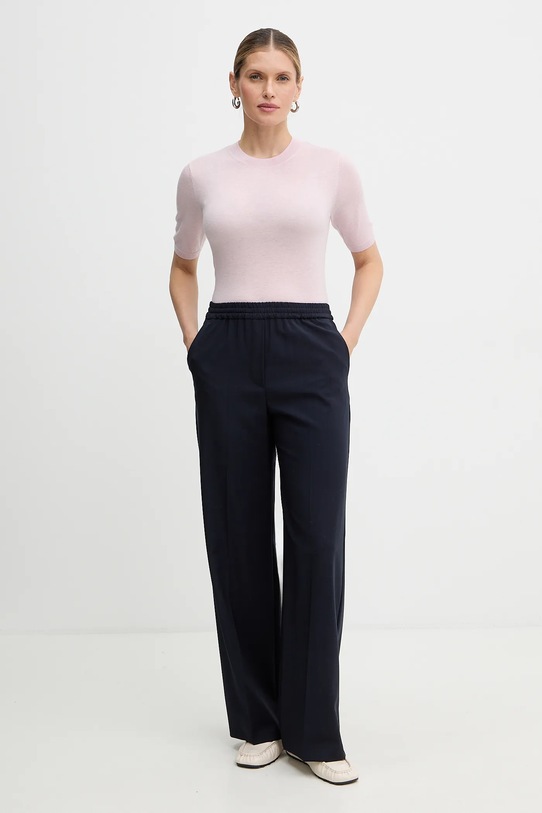 Weekend Max Mara t-shirt wełniany MAREA 2615361011600 różowy SS26