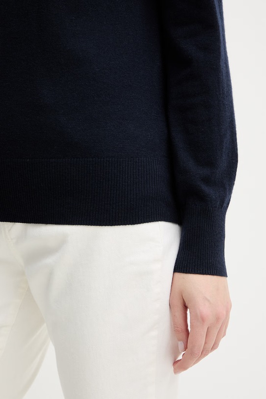 Weekend Max Mara sweter wełniany VENTO 2615361021600 granatowy