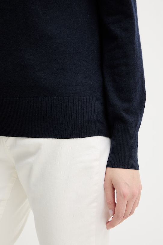 Vlněný svetr Weekend Max Mara VENTO 2615361021600 námořnická modř