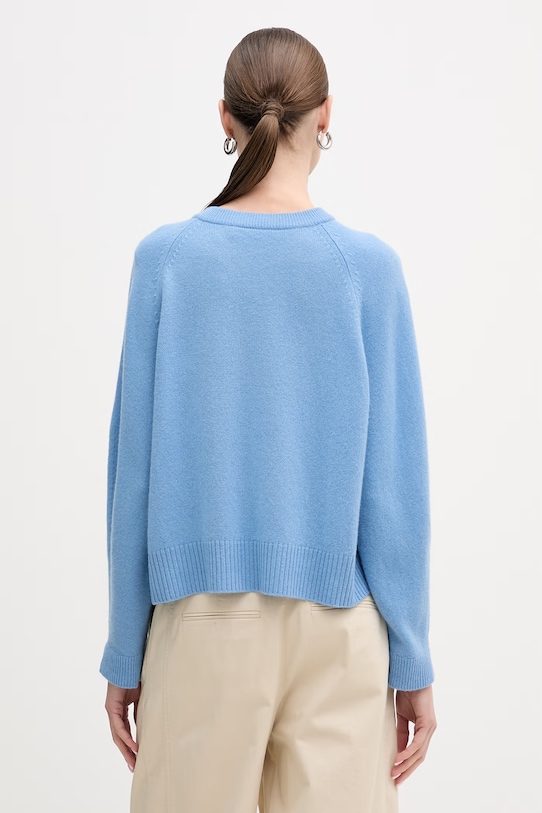 Odzież Weekend Max Mara sweter kaszmirowy CENTRO 2615361061600 niebieski