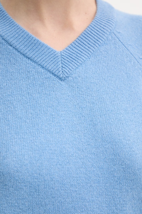 Weekend Max Mara sweter kaszmirowy CENTRO 2615361061600 niebieski