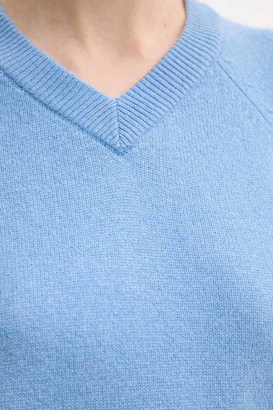 Weekend Max Mara sweter kaszmirowy CENTRO 2615361061600 niebieski