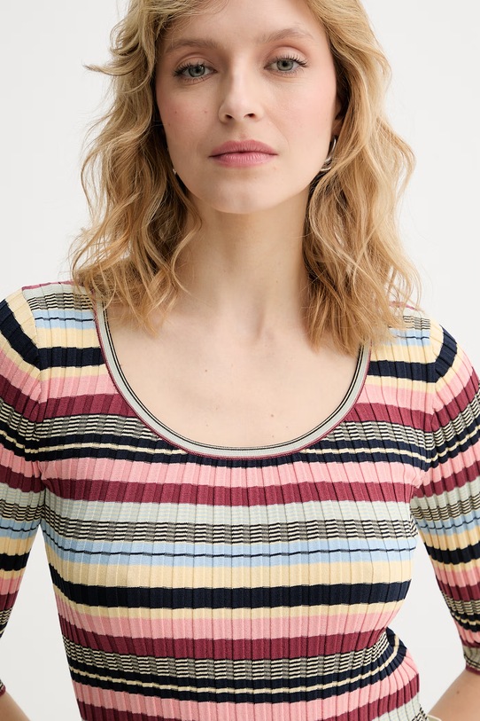 Weekend Max Mara sweter damski GUGLIA różowy 2615361032600