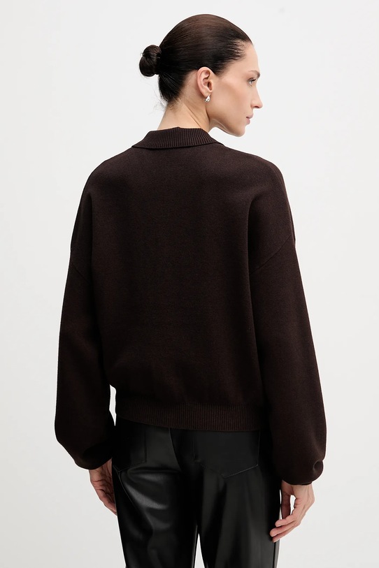 Odzież Rotate sweter z dodatkiem wełny 1151371667 brązowy