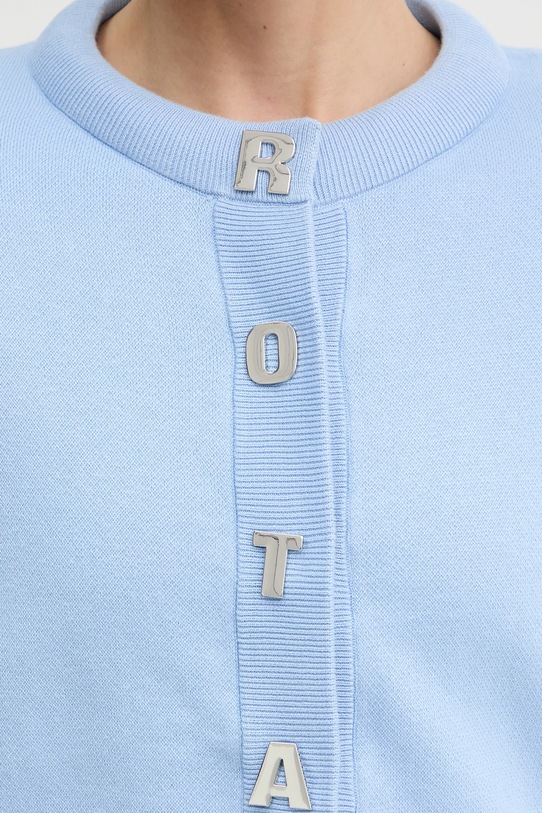 Rotate kardigan z domieszką kaszmiru 1138541321 niebieski