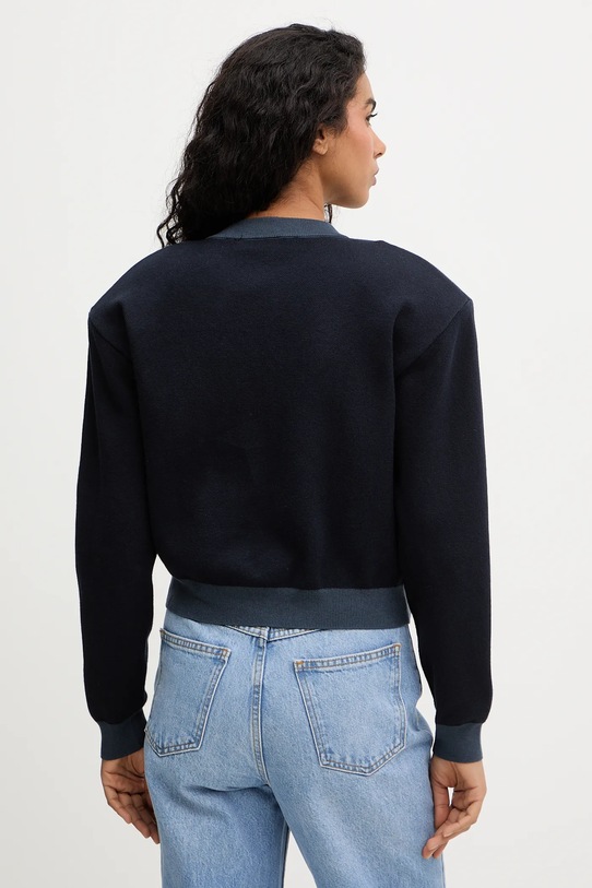 Odzież Rotate kardigan z domieszką kaszmiru 1149032318 granatowy