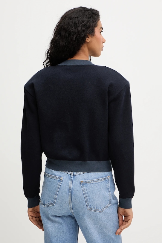 Odzież Rotate kardigan z domieszką kaszmiru 1149032318 granatowy