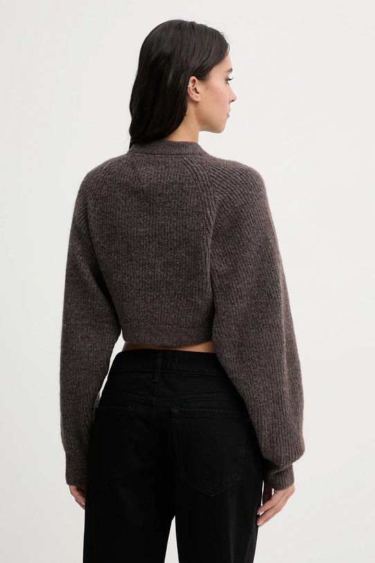 Одежда Свитер с добавлением шерсти Tommy Jeans DW0DW22024 коричневый