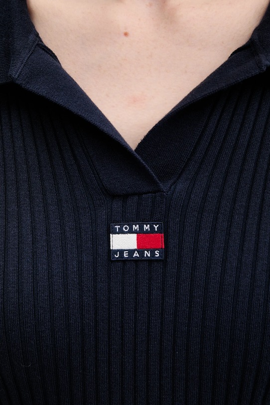 Tommy Jeans sweter DW0DW22036 granatowy