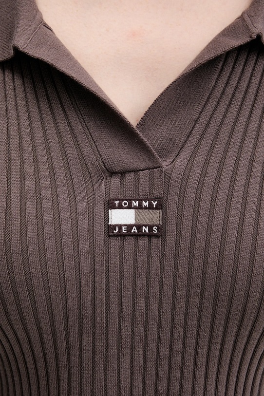 Tommy Jeans sweter DW0DW22036 brązowy