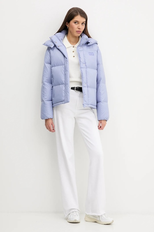 Tommy Jeans sweter z dodatkiem alpaki DW0DW22558 beżowy SS26