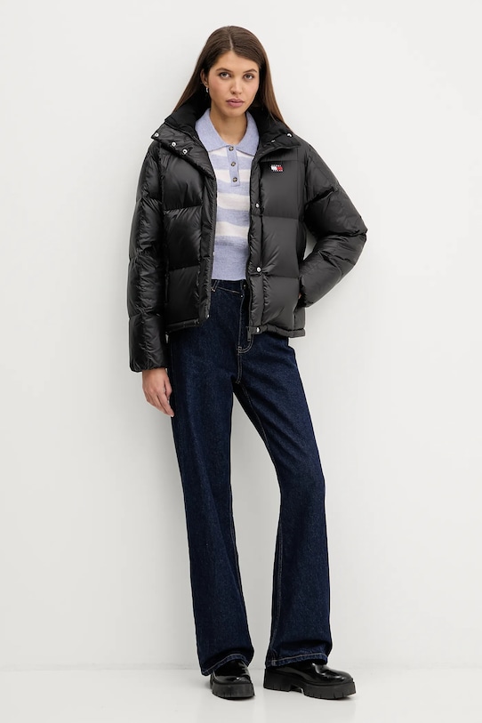 Πουλόβερ με προσθήκη αλπακά Tommy Jeans DW0DW22558 μπλε SS26