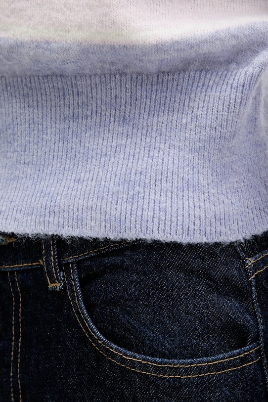 Πουλόβερ με προσθήκη αλπακά Tommy Jeans DW0DW22558 μπλε