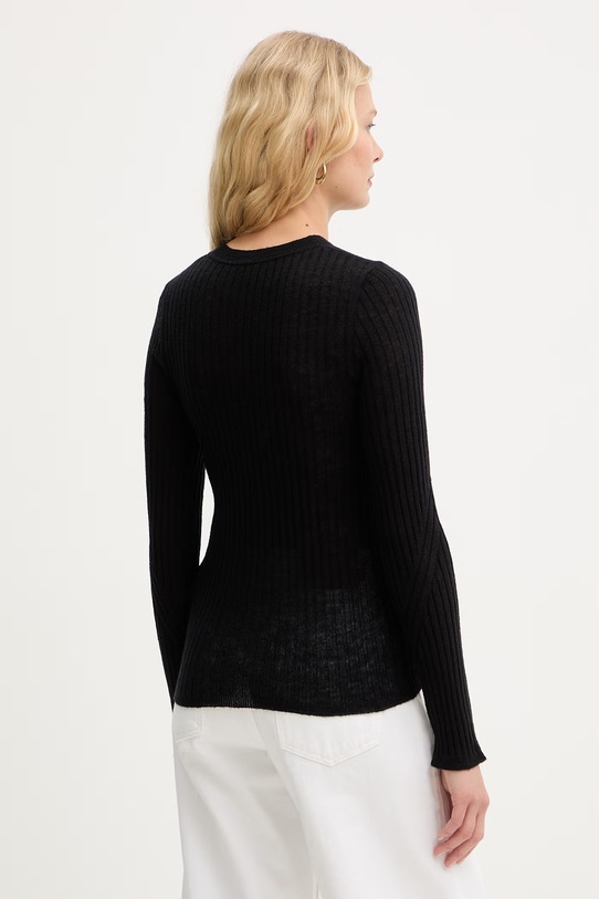 Odzież BOSS Orange sweter damski z dodatkiem wełny C Fennoni 50555900 czarny