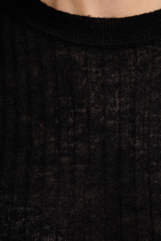 BOSS Orange sweter damski z dodatkiem wełny C Fennoni 50555900 czarny