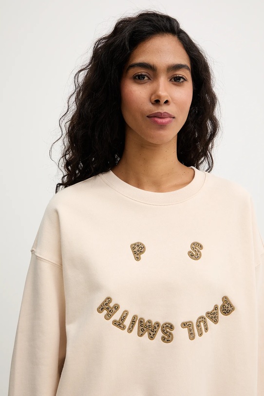 PS Paul Smith bluza bawełniana beżowy W2R.185VE.VP5573