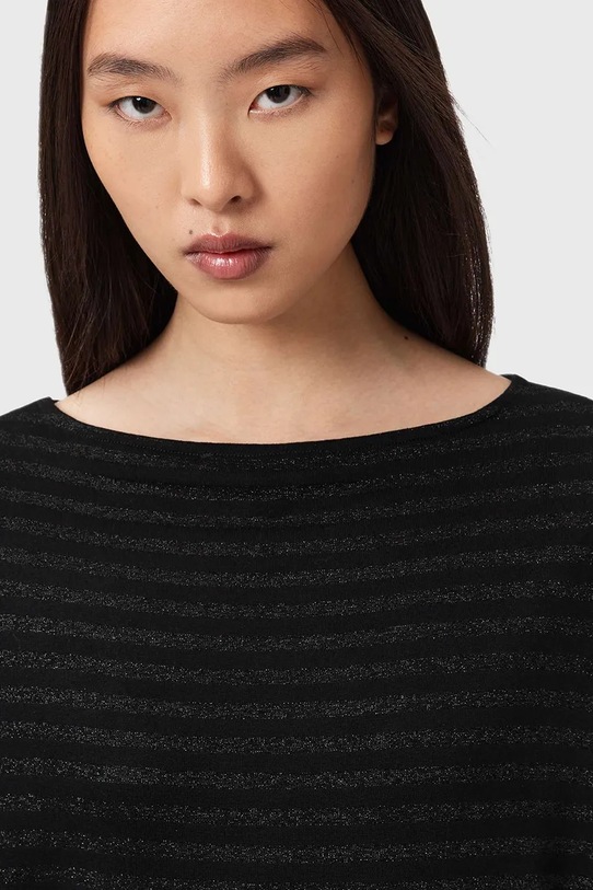 AllSaints sweter czarny W012JZ