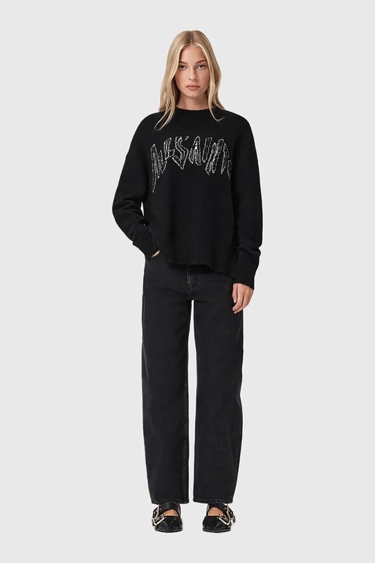 AllSaints sweter z dodatkiem wełny W071KD