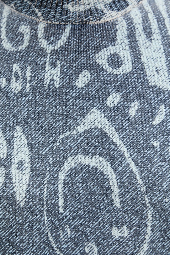 HUGO Blue sweter damski bawełniany Slicary_B szary 50554353