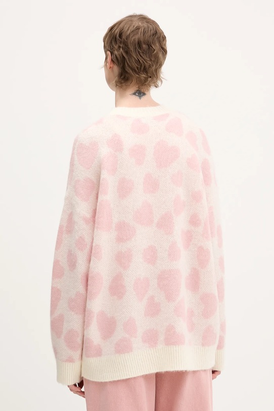 Odzież Hugo Blue sweter z dodatkiem wełny Sallyna_B 50555441 różowy