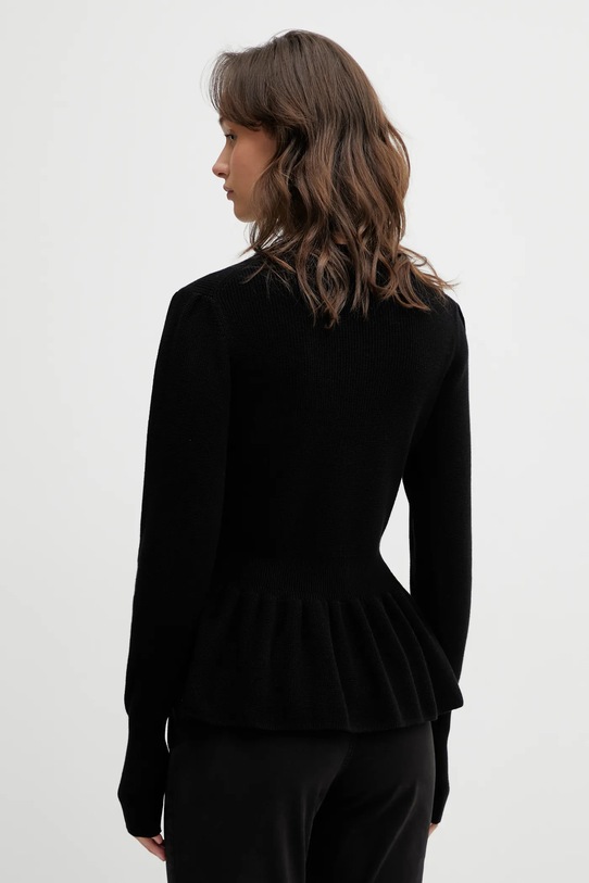 Odzież HUGO sweter bawełniany Sabanna 50554066 czarny