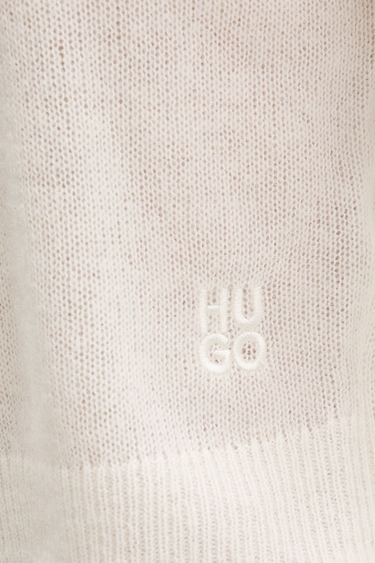 HUGO kardigan z dodatkiem wełny Sfebra 50554068 beżowy