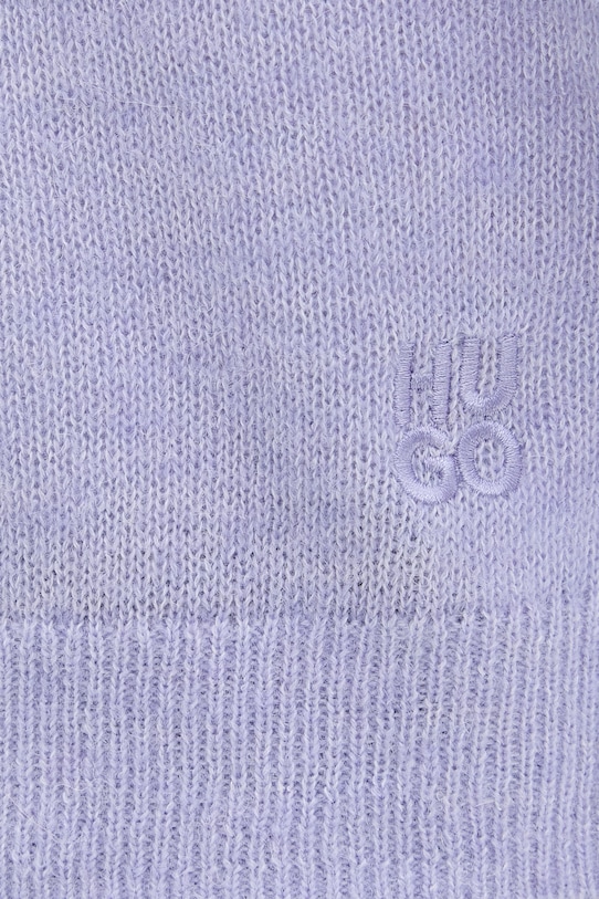 HUGO kardigan z dodatkiem wełny Sfebra 50554068 fioletowy