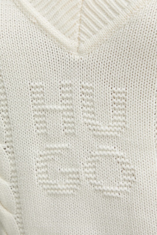 HUGO sweter z dodatkiem wełny 50554075 beżowy