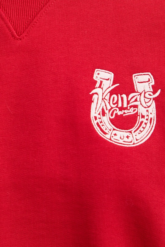 Kenzo bluza bawełniana FG52SW2024MF czerwony