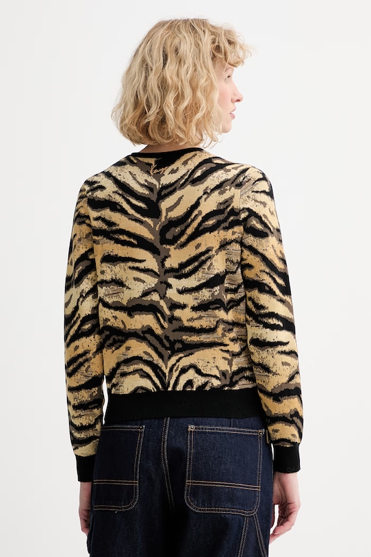 Ruházat Kenzo gyapjú kardigán FG52CA7363DO sárga