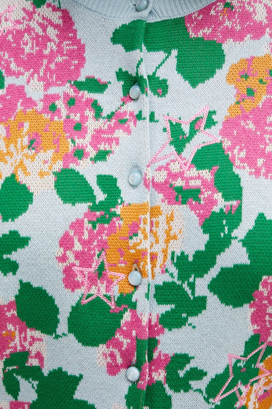 Kardigan s dodatkom vune Kenzo plava FG52CA7423DY