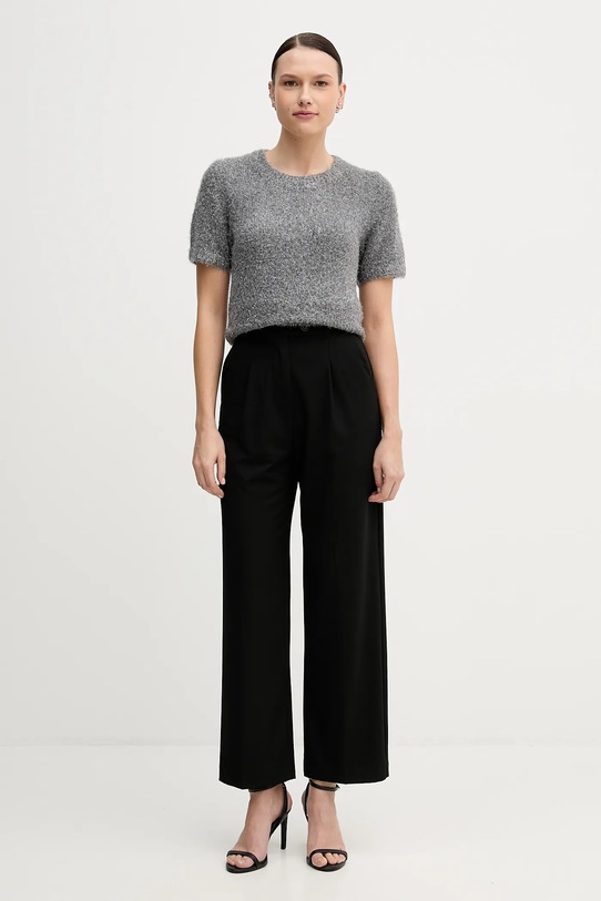 Tommy Hilfiger sweter z dodatkiem wełny WW0WW47650 szary SS26