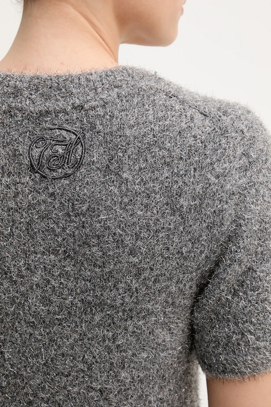 Tommy Hilfiger sweter z dodatkiem wełny WW0WW47650 szary