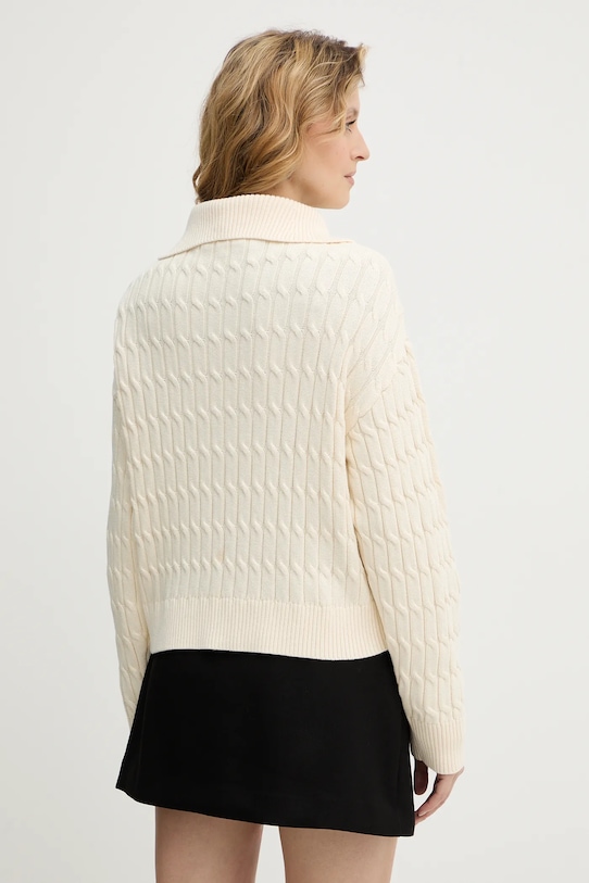 Odjeća Pamučni pulover Tommy Hilfiger WW0WW47643 bež