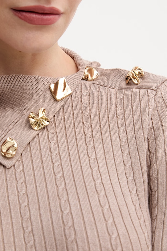 Guess sweter PRSICILLA W6RR07.Z2YK2 beżowy