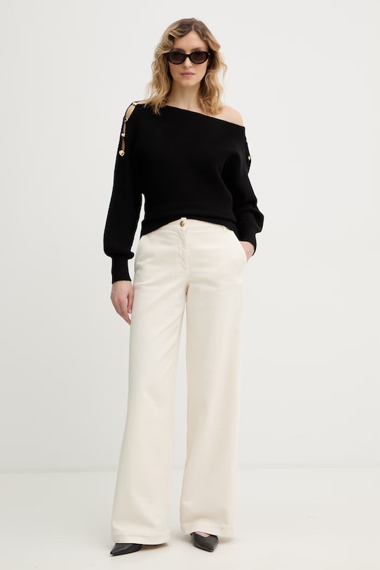 Guess pulóver JAMIA W6RR09.Z2ZK2 fekete SS26