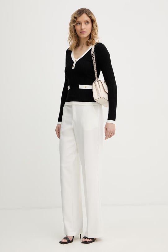 Guess pulóver LAUREL W6RR26.Z3HP2 fekete SS26