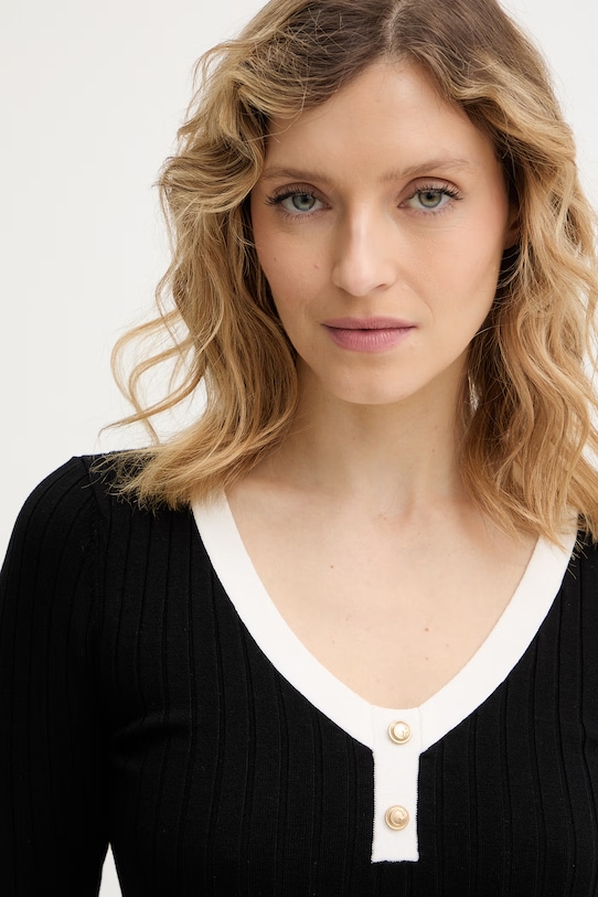 Guess pulóver LAUREL fekete W6RR26.Z3HP2