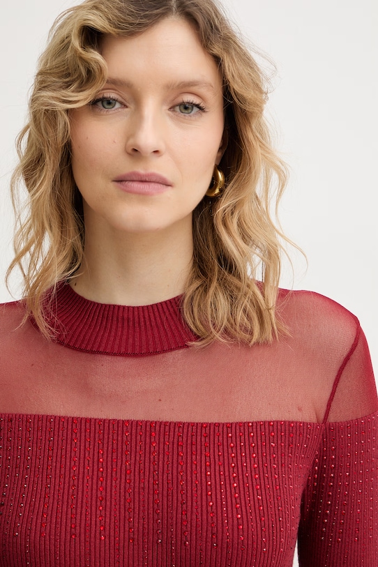 Guess pulóver JEENA piros W6RR70.Z2YK2