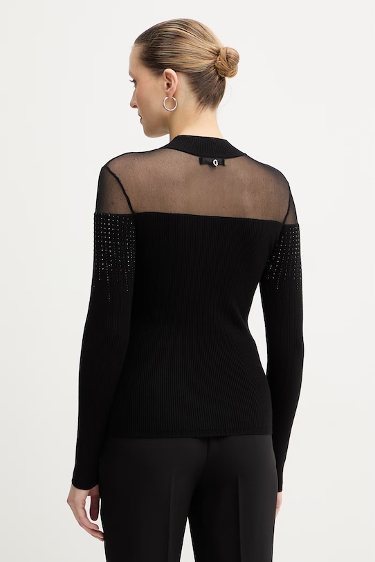 Ruházat Guess pulóver JEENA W6RR70.Z2YK2 fekete