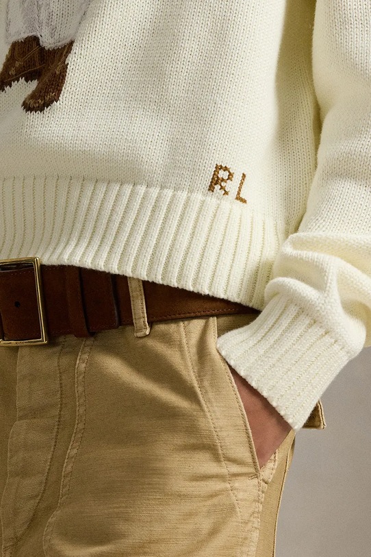 Bavlnený sveter Polo Ralph Lauren béžová 211A96248