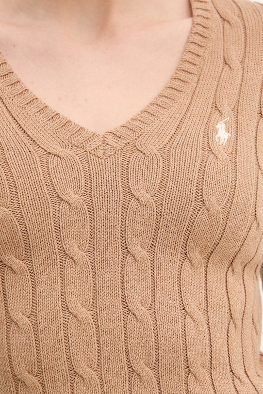 Polo Ralph Lauren sweter bawełniany 211B16797 beżowy