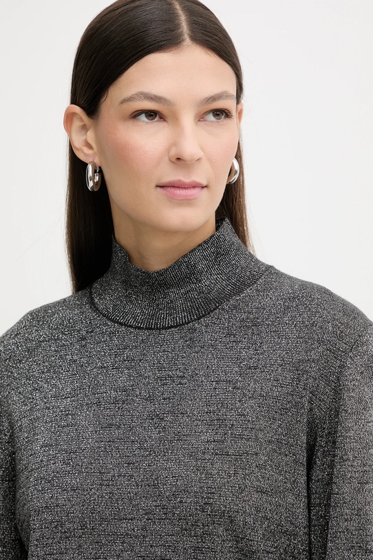 Calvin Klein sweter z dodatkiem wełny szary LV044E363G