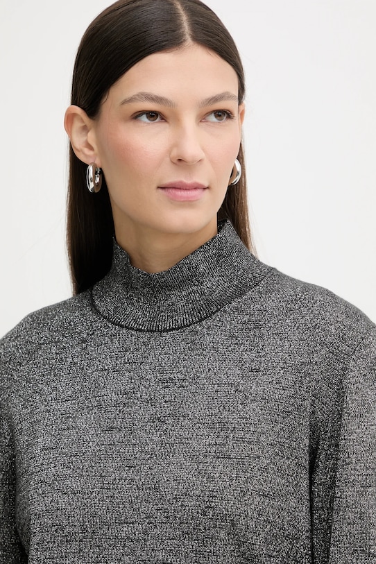 Calvin Klein sweter z dodatkiem wełny szary LV044E363G