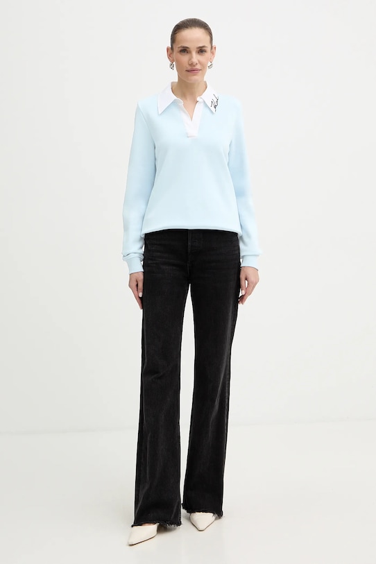 Karl Lagerfeld bluza B1W20020 niebieski SS26