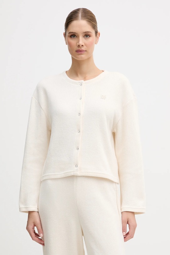 Dkny kardigan pozostałe beżowy DJ6J6121