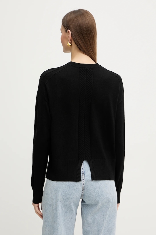 Odzież Armani Exchange sweter z dodatkiem wełny XW001880.AF11956 czarny