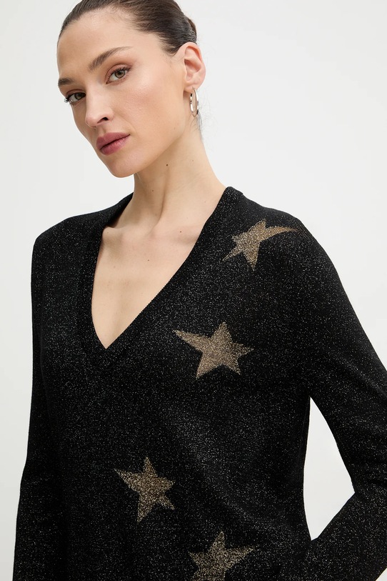 Πουλόβερ με προσθήκη μαλλιού ZADIG&VOLTAIRE μαύρο KWSW02846